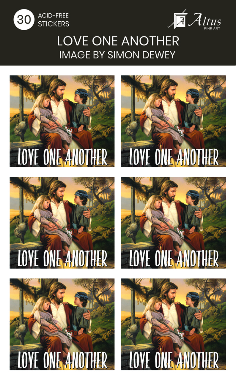 AF - Sticker - Love One Another sticker set pack of 30<BR>XebJ[ u݂ɈȂv(30) by TCEf[Cy{݌ɏiz