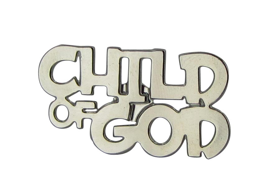CF - Tie Tack - Child of God-Silver  ^Cs/_̎qłiVo[j(݌Ɍ)