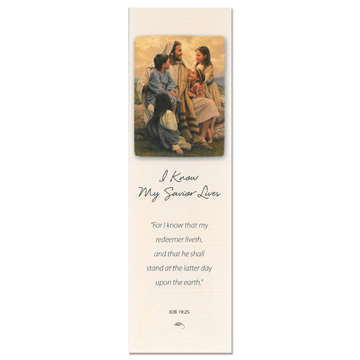 RM - Bookmark - I Know My Savior Lives Bookmark <BR> - 錄ϵߤ礬Ƥ뤳ȤΤäƤޤܺ߸˾ʡ